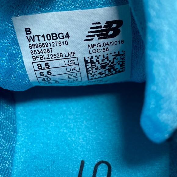 New Balance Minimus 10v4 Blue Trail Running Shoes Women's 8.5 Vibram WT10BG4 - Picture 8 of 8